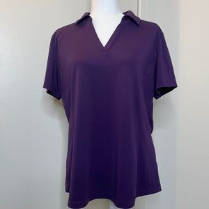 Lady Hagen XL Purple Golf Polo